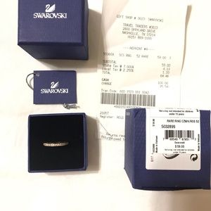 Swarovski Rosegold Rare Ring 52